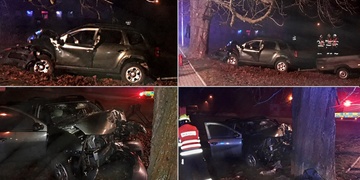 Opilý řidič zranil sebe i dva spolujezdce
