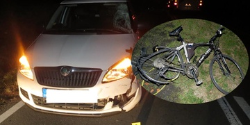 Muže srazilo auto a pak ještě autobus