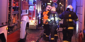 Požár v Rooseveltově ulici