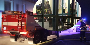 Požár v nemocnici v Plzni Lochotíně