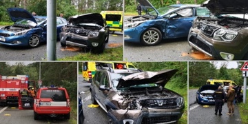 Nehoda na vjezdu do Plzně, bohužel bylo zraněno i dítě