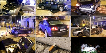 Od nehody i zraněného utekli a při útěku odhazovali oblečení