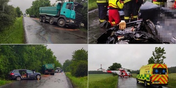 Čelní střet s nákladním vozem řidič nepřežil