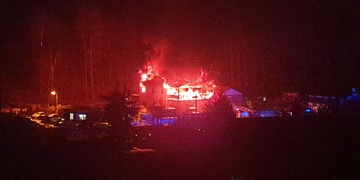 Rozsáhlý požár za Skvrňany směrem na Vejprnice