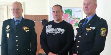 Městská policie ocenila Luboše Fořta za statečnost