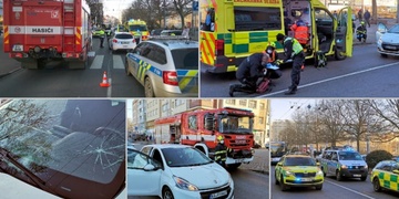 Tři sražení chodci během pouhé půlhodiny, jedna žena nyní bojuje o život