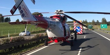 Na dálnici D5 zemřel během nehody řidič