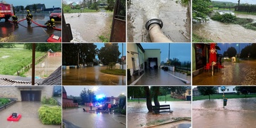 Západní Čechy zasáhly silné bouře, voda na mnoha místech vytopila domy a sklepy