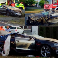 Auto letělo několik metrů - řidič měl více než dvě promile