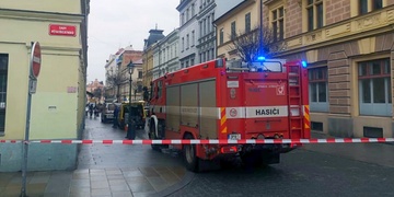 Výbuch v Riegrově ulici v Plzni