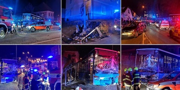 Střet auta s autobusem, na místě více zraněných