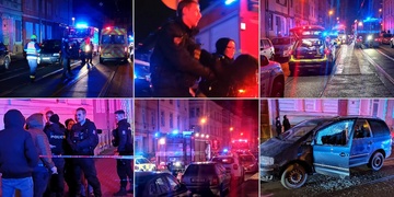 Nehoda skončila těžkým zraněním, ale i napadením řidičky a útokem na její auto