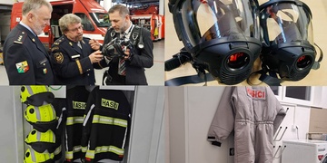 Ježíšek naděloval hasičům i policistům