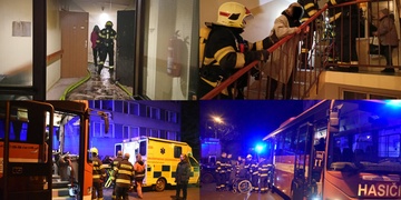 Požár v domě pro seniory si vyžádal jeden lidský život