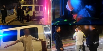 Dodávka s velmi opilým řidičem a obrovským plyšovým medvědem najela do zastávky