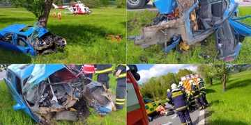 S autem havaroval do stromu