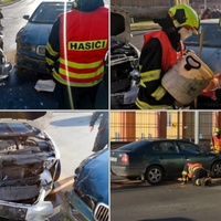 Střet vozů na Slovanech