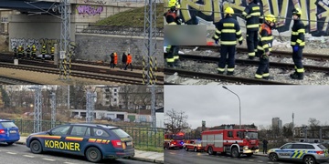 Pod mostem nalezli mrtvého muže, zřejmě spadl z pilíře