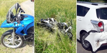 Dva motorkáři skončili v nemocnicích