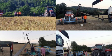 Neopatrný traktorista zhasl tři vesnice