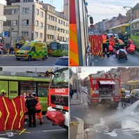 Muž vběhl přímo před tramvaj a nyní bojuje o život v nemocnici