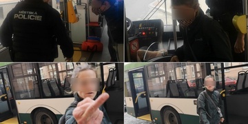 Agresivní narkomanka řádila v trolejbusu