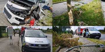Dopravní nehoda v Plzni Černicích