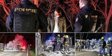 Auto zastavila až betonová zeď