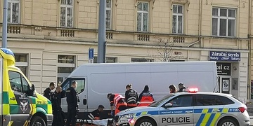 Řidič zkolaboval v centru Plzně