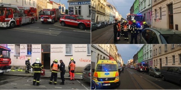 Požár v Radyňské ulici