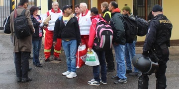 Velká pátrací akce na migranty