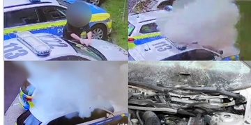 Vadilo mu vyhoštění ruských tenistek a tak odpálil výbušninu na policejním voze