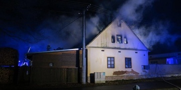 Noční požár za sebou nechal škodu přes milion korun