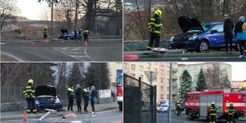 Opilá dvacetiletá řidička autem pokácela sloup pouličního osvětlení