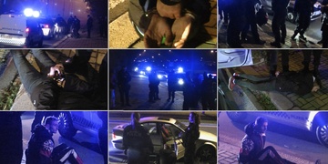Policisté v noci v Plzni stavěli zátarasy