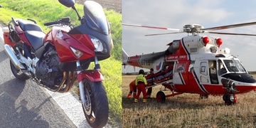 Vážná nehoda motorkáře