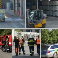 Na Slovanech unikl jedovatý plyn