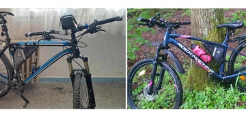 Přímo na Štědrý večer nám ukradli tato dvě jízdní kola