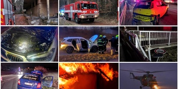 Záchranné složky skutečně neměly klidné odpoledne
