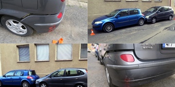 Naboural dvě auta a ujel