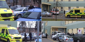 Nemocnice v Plzni dopoledne zažila pořádné drama