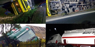 Další opilý řidič kamionu havaroval! Třetí za měsíc!