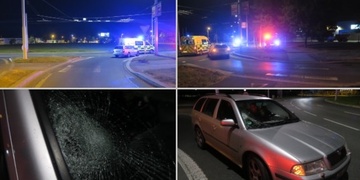 Střet chodce s osobním vozem u Makra