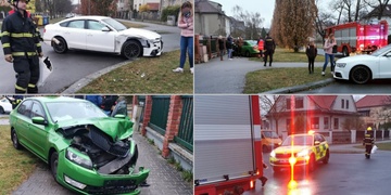 Střet dvou vozů na Borech