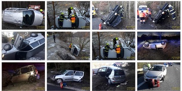 Kalamitní stav - od brzkého rána se záchranné složky nezastavily