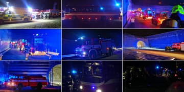 Požár vlaku v Ejpovickém tunelu