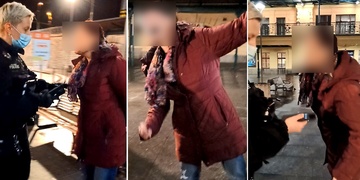 Opilá žena běsnila na nádraží