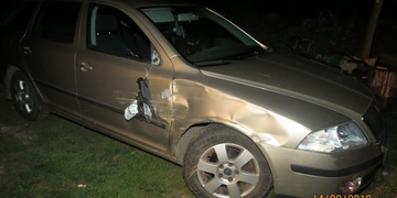 Potkal příkop, strom, druhý příkop a na konec kriminálku