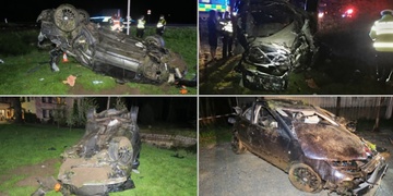 Velmi vážná nehoda, vozidlo se několikrát převrátilo