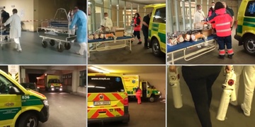 Noční záchranná akce zažehnala krizi v nemocnici